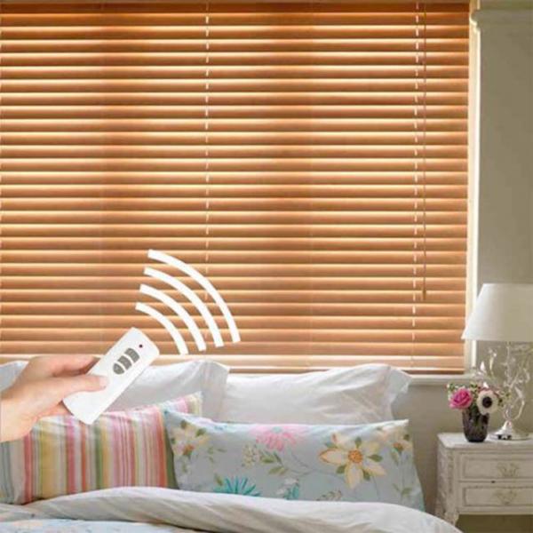 Rèm gỗ tự động - rèm gỗ động cơ giá rẻ